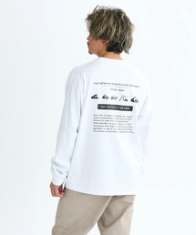 Quiksilver（クイックシルバー）の「BW HISTORY POCKET LT /クイックシルバー胸ポケットワンポイントバックプリント長袖ロンT（Tシャツ/カットソー）」
