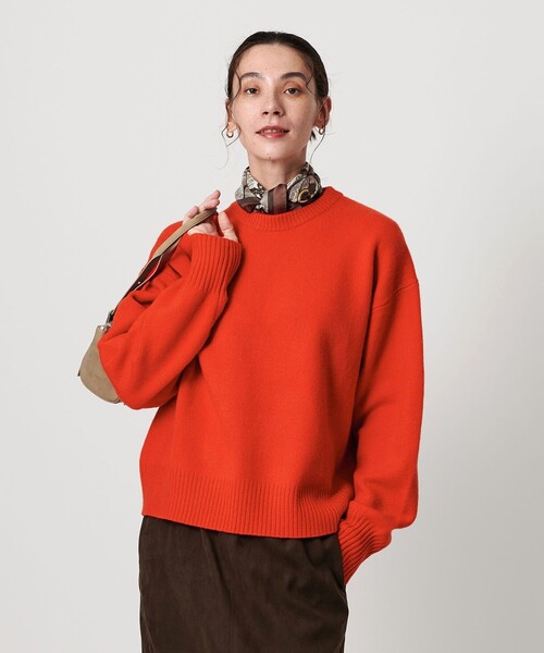BEAUTY&YOUTH ウールカシミヤ アクア クルーネックニット　新品 BEAUTY＆YOUTH UNITED ARROWS ニット セーター ウールカシミヤ アクア