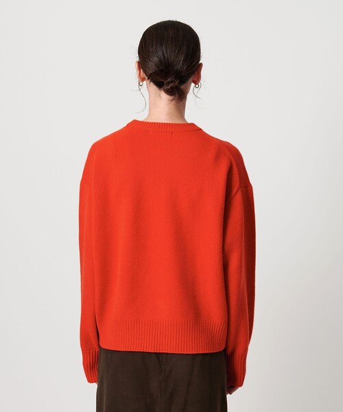 ウールカシミヤ アクア クルーネックニット（ニット/セーター