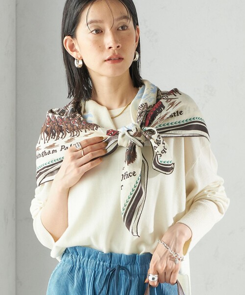 SHIPS(シップス)の「UHURU: レオパード / ロンドン ストール(ストール/ショール・レディース・ブラウン/ベージュ・ONE SIZE)」の3枚目の写真