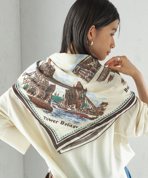 SHIPS(シップス)の「UHURU: レオパード / ロンドン ストール(ストール/ショール・レディース・ブラウン/ベージュ・ONE SIZE)」の5枚目の写真