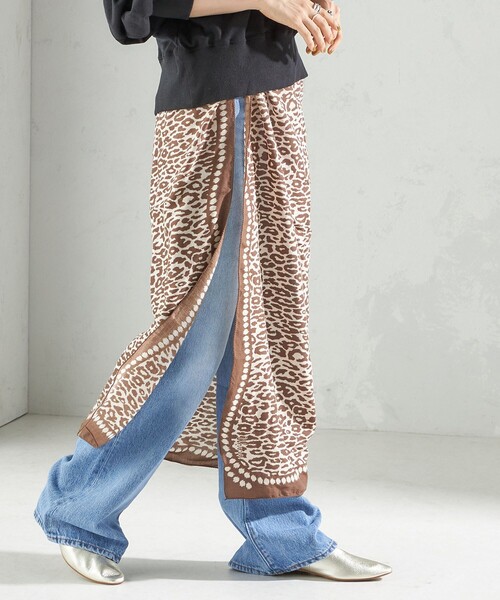 SHIPS(シップス)の「UHURU: レオパード / ロンドン ストール(ストール/ショール・レディース・ブラウン/ベージュ・ONE SIZE)」の13枚目の写真