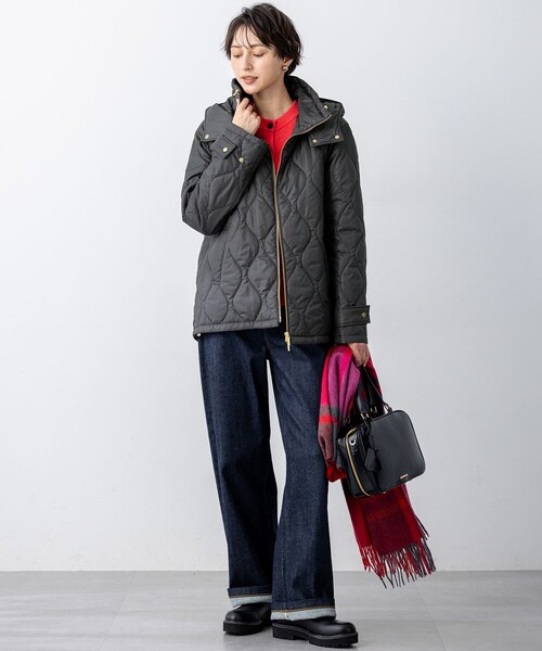 セール】中綿パディング フード2WAY アウター（ダウンジャケット