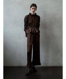 Te chichi | 【Atelier plier】ワッシャープリーツオールインワン《2025Autumn catalog item》(ワンピース)