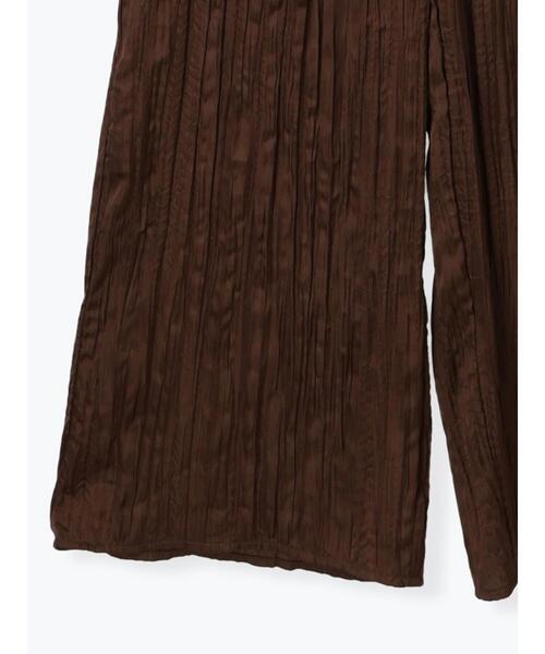 Te chichi（テチチ）の「【Atelier plier】ワッシャープリーツオールインワン《2025Autumn catalog item》（ワンピース・レディース・ブラウン・F）」の7枚目の写真