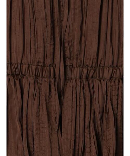 Te chichi（テチチ）の「【Atelier plier】ワッシャープリーツオールインワン《2025Autumn catalog item》（ワンピース・レディース・ブラウン・F）」の9枚目の写真