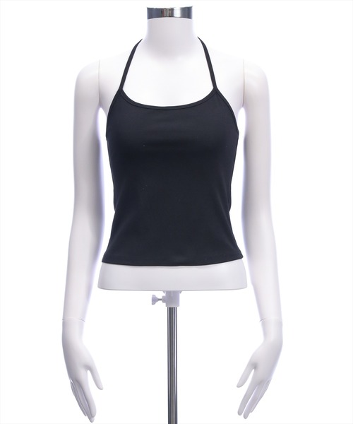 clear（クリア）の「ホルターキャミ付きチェックカットチュールトップス［韓国ファッション ガーリー］（Tシャツ/カットソー・レディース・ブラック/ブラウン・F）」の14枚目の写真