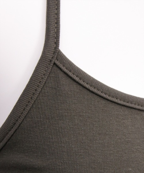 clear（クリア）の「ホルターキャミ付きチェックカットチュールトップス［韓国ファッション ガーリー］（Tシャツ/カットソー・レディース・ブラック/ブラウン・F）」の18枚目の写真