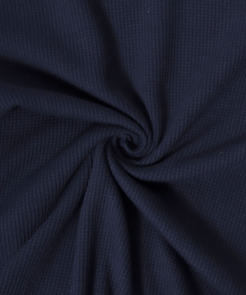 HANES(ヘインズ)の「Hanes(ヘインズ)ワッフルタートルネックロングスリーブTシャツ/パックT レディース(Tシャツ/カットソー・レディース・アイボリー/ネイビー/グレー・FREE)」の10枚目の写真
