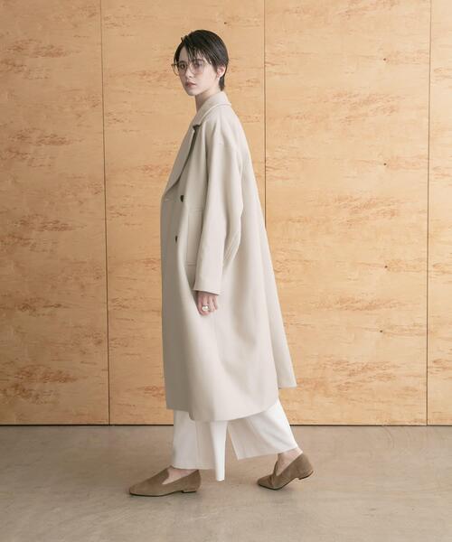 URBAN RESEARCH（アーバンリサーチ）の「スーパー140ウールチェスターコート（チェスターコート・レディース・ブラック/ライトベージュ/グリーン系その他・38/36）」の12枚目の写真