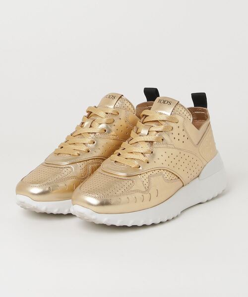 SALE♪Tod's スニーカー☆ゴールド セール/ブランド古着】TOD'S｜トッズのスニーカー（ゴールド