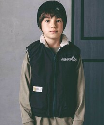 nexchic（ネクシック）の「タフタｘボアリバーシブルベスト(110~150cm)（ベスト・キッズ）」