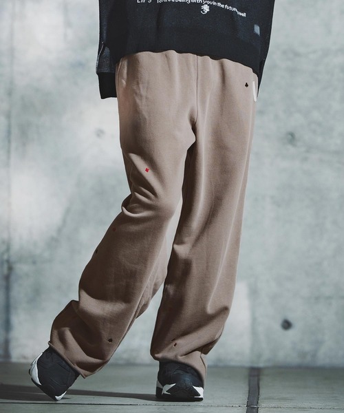 GLIMCLAP(グリムクラップ)の「mp14137-Card Stitch Emblem Sweat pants スウェットパンツ(192-034-gla-cf)(スウェットパンツ・メンズ・ブラック/オフホワイト/ミックスグレー/ブラウン系その他・S/M/L)」の18枚目の写真