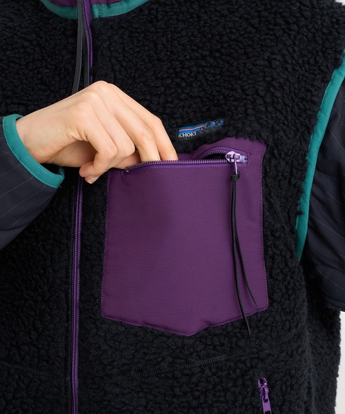 KHOKI（コッキ）の「【KHOKI/コッキ】Freece-texture jacket（その他アウター・メンズ・ブラック/カーキ・2/4/3）」の11枚目の写真