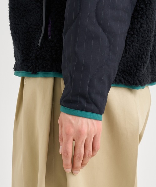 KHOKI（コッキ）の「【KHOKI/コッキ】Freece-texture jacket（その他アウター・メンズ・ブラック/カーキ・2/4/3）」の10枚目の写真