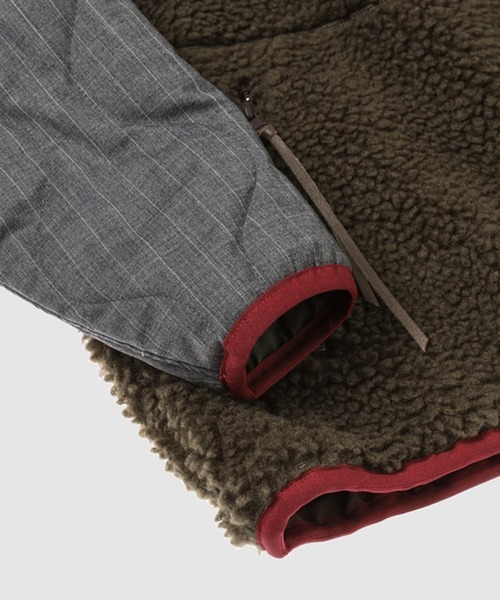 KHOKI（コッキ）の「【KHOKI/コッキ】Freece-texture jacket（その他アウター・メンズ・ブラック/カーキ・2/4/3）」の5枚目の写真