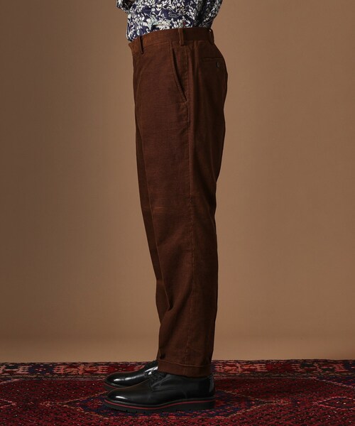 40ｃｔ＆525（フォーティーカラッツアンドゴーニーゴ）の「【Sサイズ～】ドビーキャラメルコールスラックス（その他パンツ・メンズ・ダークブラウン/カーキ系6・05/04/03/02/01）」の4枚目の写真