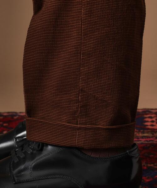 40ｃｔ＆525（フォーティーカラッツアンドゴーニーゴ）の「【Sサイズ～】ドビーキャラメルコールスラックス（その他パンツ・メンズ・ダークブラウン/カーキ系6・05/04/03/02/01）」の11枚目の写真