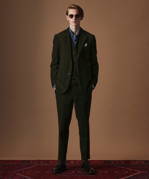 40ｃｔ＆525（フォーティーカラッツアンドゴーニーゴ）の「【Sサイズ～】ドビーキャラメルコールスラックス（その他パンツ・メンズ・ダークブラウン/カーキ系6・05/04/03/02/01）」の15枚目の写真