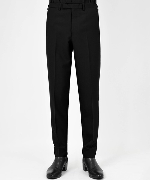 LAD MUSICIAN(ラッドミュージシャン)の「WOOL GABARDINE SLIM SLACKS(スラックス・メンズ・ブラック・42/44/46)」の2枚目の写真