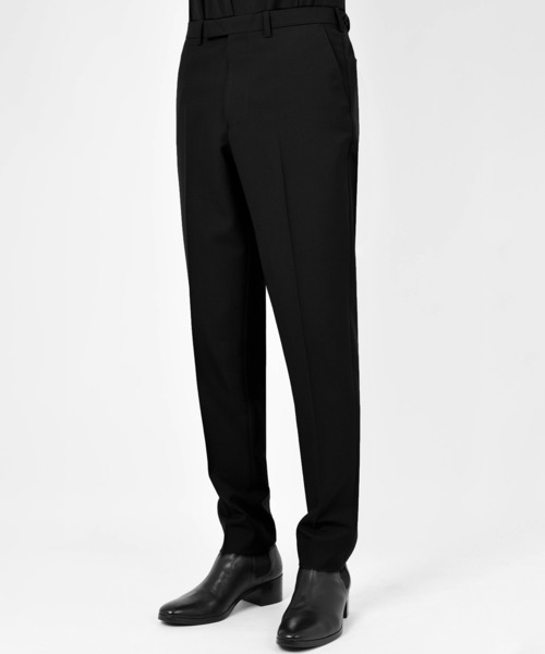 LAD MUSICIAN(ラッドミュージシャン)の「WOOL GABARDINE SLIM SLACKS(スラックス・メンズ・ブラック・42/44/46)」の3枚目の写真