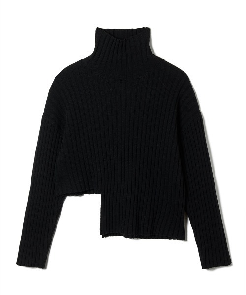 soduk（スドーク）の「cut cut knit sweater（ニット/セーター・レディース・ブラック/ブルー/グレー・ONE SIZE）」の5枚目の写真