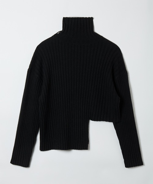 soduk（スドーク）の「cut cut knit sweater（ニット/セーター・レディース・ブラック/ブルー/グレー・ONE SIZE）」の6枚目の写真