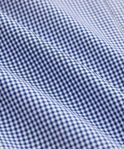 BROOKS BROTHERS(ブルックスブラザーズ)の「ストレッチピンポイントオックスフォード ギンガムチェック ドレスシャツ Slim Fit(ビジネスシャツ・メンズ・ブルー/ネイビー/ライトブルー・15-31/15-32/15 1/2-31/16-31/16-32/15 1/2-32/14 1/2-31/15-33/15 1/2-33/16-33/16 1/2-32/16 1/2-33)」の8枚目の写真