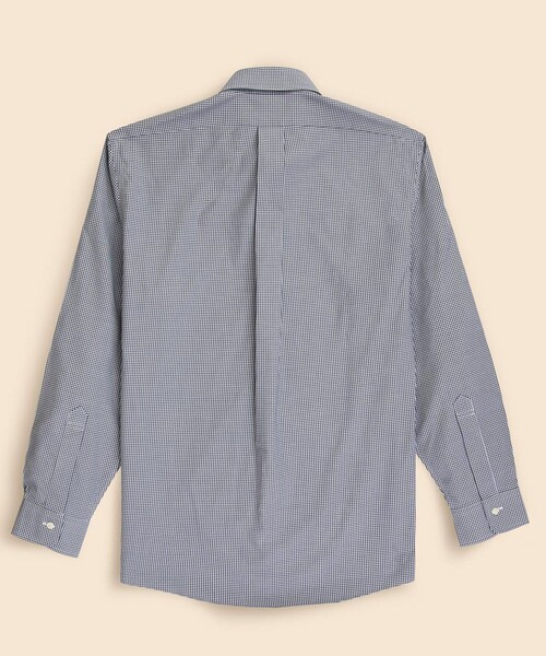BROOKS BROTHERS(ブルックスブラザーズ)の「ストレッチピンポイントオックスフォード ギンガムチェック ドレスシャツ Slim Fit(ビジネスシャツ・メンズ・ブルー/ネイビー/ライトブルー・15-31/15-32/15 1/2-31/16-31/16-32/15 1/2-32/14 1/2-31/15-33/15 1/2-33/16-33/16 1/2-32/16 1/2-33)」の12枚目の写真
