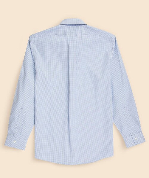 BROOKS BROTHERS(ブルックスブラザーズ)の「ストレッチピンポイントオックスフォード ギンガムチェック ドレスシャツ Slim Fit(ビジネスシャツ・メンズ・ブルー/ネイビー/ライトブルー・15-31/15-32/15 1/2-31/16-31/16-32/15 1/2-32/14 1/2-31/15-33/15 1/2-33/16-33/16 1/2-32/16 1/2-33)」の17枚目の写真