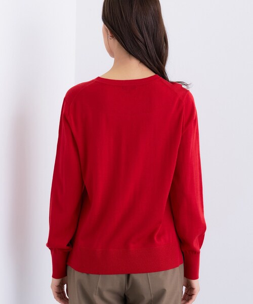 セール】【洗える／毛玉になりにくい】エクストラファインウール V