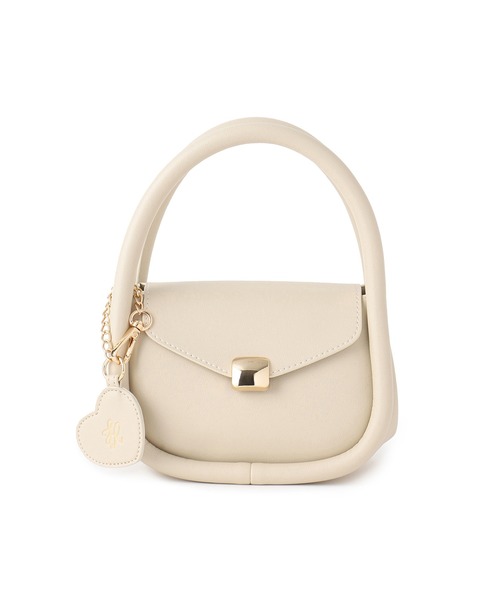 ROPE' PICNIC（ロペピクニック）の「ハートチャーム付きミニレトルショルダーバッグ（ショルダーバッグ・レディース・キナリ/シルバー/レッド/ブラック・FREE）」の5枚目の写真