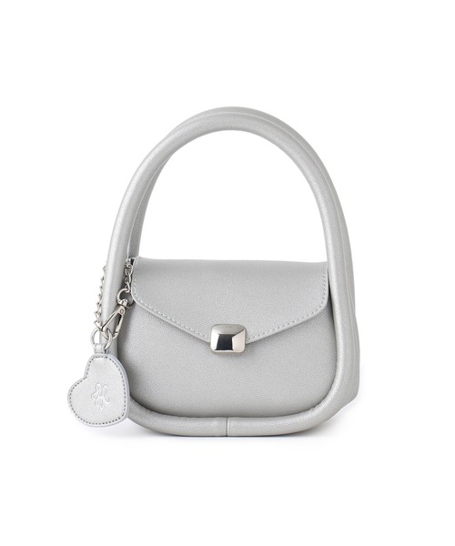 ROPE' PICNIC（ロペピクニック）の「ハートチャーム付きミニレトルショルダーバッグ（ショルダーバッグ・レディース・キナリ/シルバー/レッド/ブラック・FREE）」の8枚目の写真