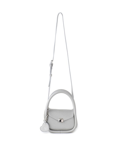 ROPE' PICNIC（ロペピクニック）の「ハートチャーム付きミニレトルショルダーバッグ（ショルダーバッグ・レディース・キナリ/シルバー/レッド/ブラック・FREE）」の12枚目の写真