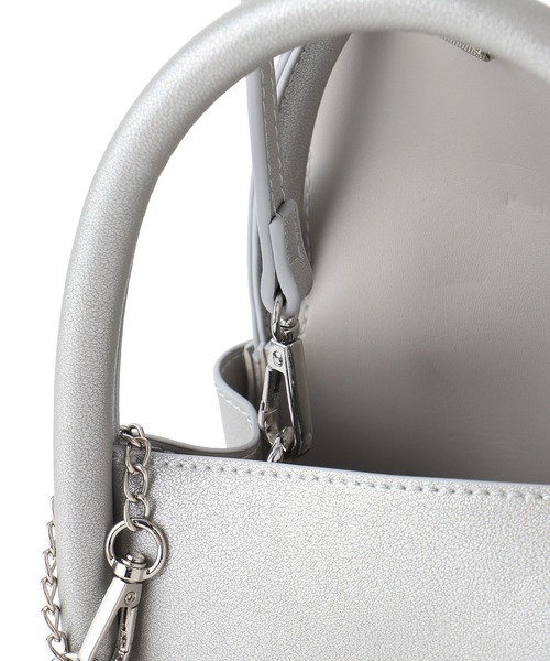 ROPE' PICNIC（ロペピクニック）の「ハートチャーム付きミニレトルショルダーバッグ（ショルダーバッグ・レディース・キナリ/シルバー/レッド/ブラック・FREE）」の15枚目の写真