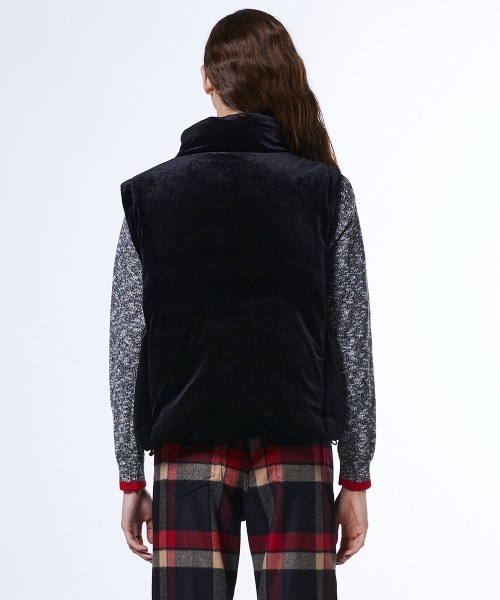 DOUBLE STANDARD CLOTHING（ダブルスタンダードクロージング）の「2WAY ベロアダウンジャケット（ダウンジャケット/コート・レディース・ブラック・38/36）」の10枚目の写真