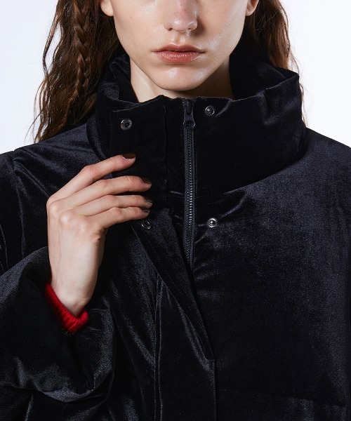 DOUBLE STANDARD CLOTHING（ダブルスタンダードクロージング）の「2WAY ベロアダウンジャケット（ダウンジャケット/コート・レディース・ブラック・38/36）」の12枚目の写真