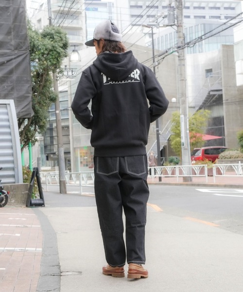 CRACKED HOMETOWN ZIP HOODIE SWEAT PARKA/THRASHER/スラッシャー 定番