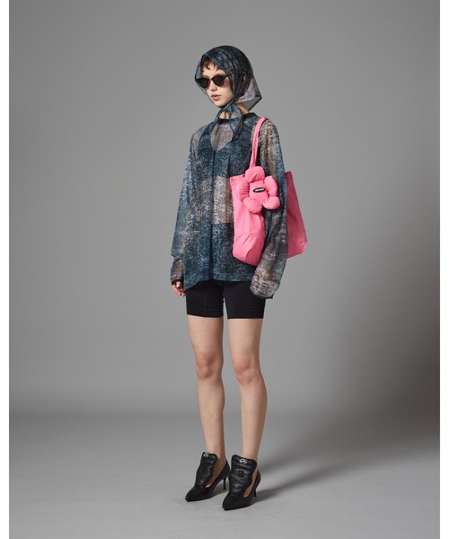 NON TOKYO(ノントーキョー)の「NON TOKYO/ノントーキョー/フラワーエコBAG(トートバッグ・レディース・ブラック/ブラウン/ピンク・F)」の20枚目の写真