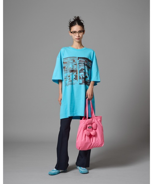 NON TOKYO(ノントーキョー)の「NON TOKYO/ノントーキョー/フラワーエコBAG(トートバッグ・レディース・ブラック/ブラウン/ピンク・F)」の13枚目の写真