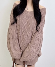 INGNI(イング)の2Wayケーブルルーズチュニックニット(チュニック)