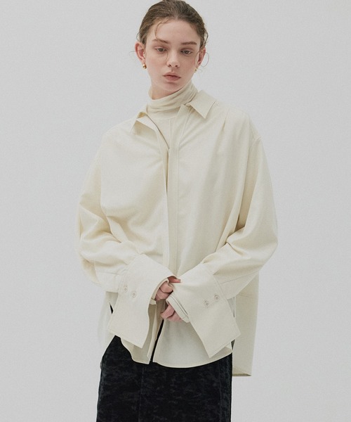 ジップアップオーバーシャツ（シャツ/ブラウス）｜PUBLIC TOKYO