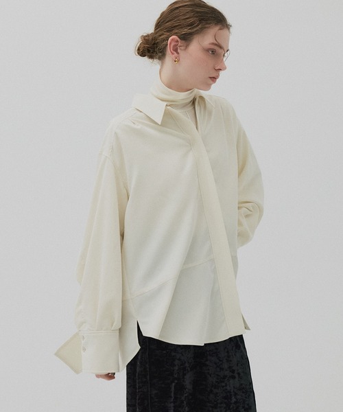 ジップアップオーバーシャツ（シャツ/ブラウス）｜PUBLIC TOKYO