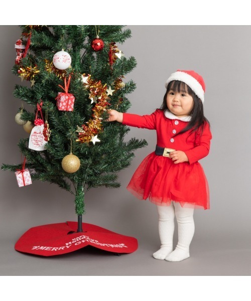 クリスマスワンピース / スーツ ベロア（ワンピース）｜Babiesrus