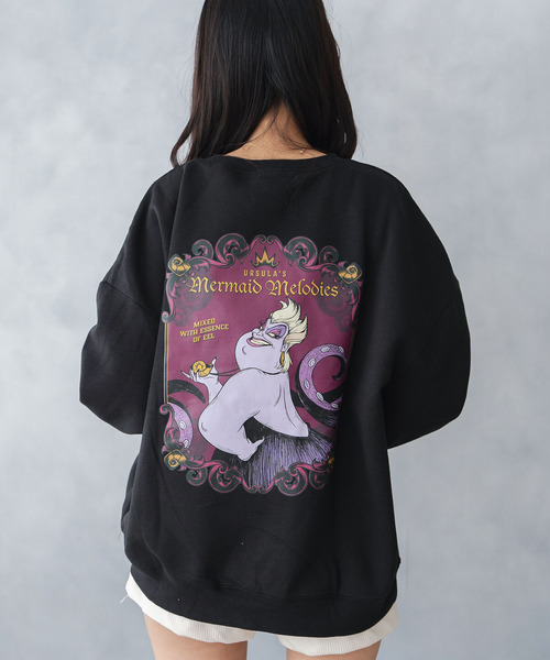 Disney(ディズニー)の「Disney VILLAINS ディズニー ヴィランズ 裏起毛キャラクタートレーナー スウェット(スウェット・レディース・ブラック系その他2/ブラック系その他・FREE)」の2枚目の写真