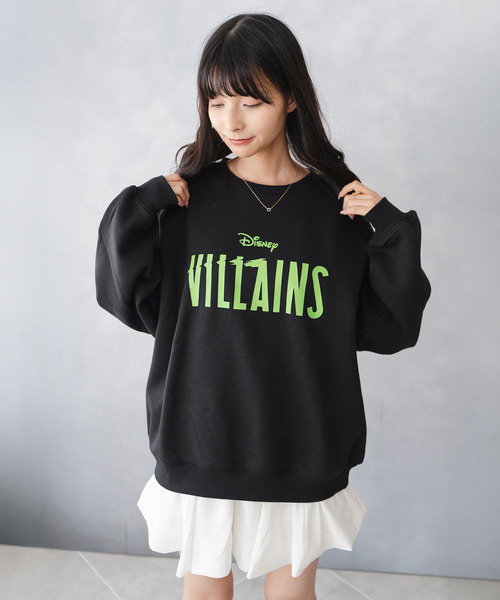 Disney(ディズニー)の「Disney VILLAINS ディズニー ヴィランズ 裏起毛キャラクタートレーナー スウェット(スウェット・レディース・ブラック系その他2/ブラック系その他・FREE)」の13枚目の写真