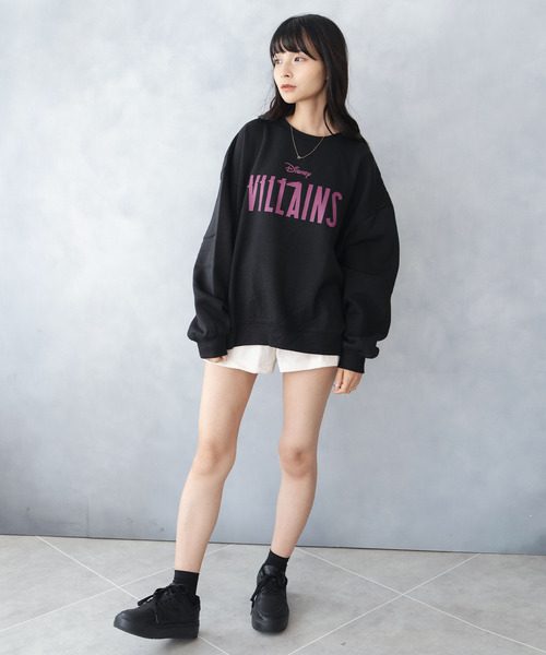 Disney(ディズニー)の「Disney VILLAINS ディズニー ヴィランズ 裏起毛キャラクタートレーナー スウェット(スウェット・レディース・ブラック系その他2/ブラック系その他・FREE)」の7枚目の写真