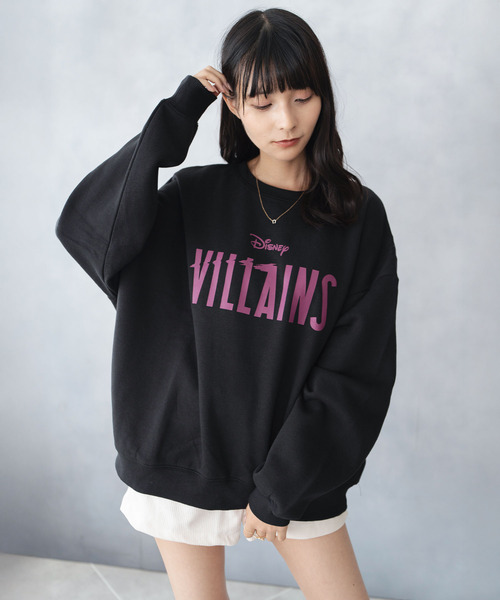 Disney(ディズニー)の「Disney VILLAINS ディズニー ヴィランズ 裏起毛キャラクタートレーナー スウェット(スウェット・レディース・ブラック系その他2/ブラック系その他・FREE)」の8枚目の写真