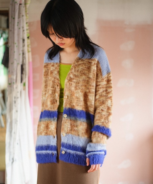 汽水域のニットカーディガン（カーディガン/ボレロ）｜PAMM（パム）の