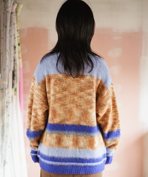 PAMM（パム）の「汽水域のニットカーディガン（カーディガン/ボレロ・レディース・グリーン/ブルー系・フリー）」の18枚目の写真